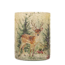 Afbeelding in Gallery-weergave laden, PTMD - Renn Clear glass mosaic xmas cilinder stormlight L
