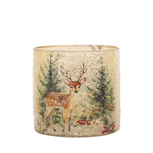 Afbeelding in Gallery-weergave laden, PTMD - Renn Clear glass mosaic xmas cilinder stormlight S