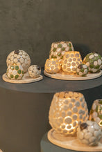 Afbeelding in Gallery-weergave laden, PTMD - Stell Olive Mix glass dotted stone stormlight S