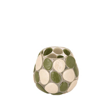 Afbeelding in Gallery-weergave laden, PTMD - Stell Olive Mix glass dotted stone stormlight S