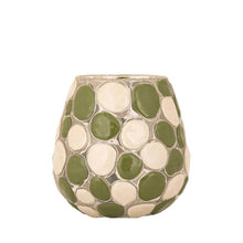Afbeelding in Gallery-weergave laden, PTMD - Stell Olive Mix glass dotted stone stormlight M
