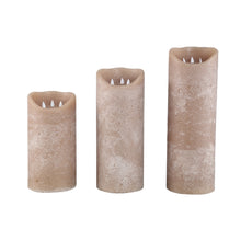 Afbeelding in Gallery-weergave laden, PTMD - Led Light candle New Rustic beige movable flame S