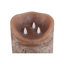 Afbeelding in Gallery-weergave laden, PTMD - Led Light candle New Rustic brown movable flame L