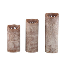 Afbeelding in Gallery-weergave laden, PTMD - Led Light candle New Rustic brown movable flame L