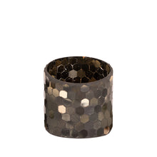 Afbeelding in Gallery-weergave laden, PTMD - Calep Dark Green mosaic glass tealight straight S