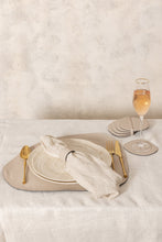 Afbeelding in Gallery-weergave laden, PTMD - Delcia Beige vegan leather coaster organic S/6