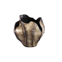 Afbeelding in Gallery-weergave laden, PTMD - Tarig Light Brown ceramic irregular dented vase S