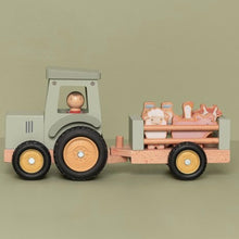 Afbeelding in Gallery-weergave laden, Little Dutch Tractor met trailer Little Farm FSC