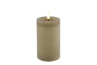 Stompkaars rustiek Ø7,5CM LED ro Lyon M beige