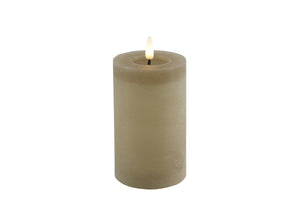 Stompkaars rustiek Ø7,5CM LED ro Lyon M beige