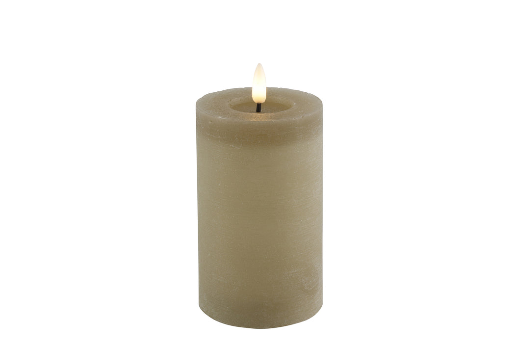 Stompkaars rustiek Ø7,5CM LED ro Lyon M beige