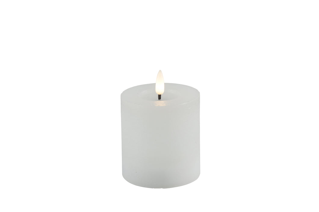Stompkaars rustiek Ø7.5CM LED ro Lyon S wit