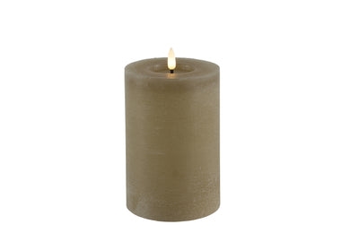 Stompkaars rustiek Ø10CM LED ro Lyon M beige