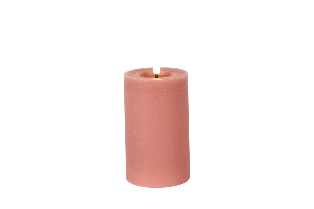 Stompkaars rustiek Ø7,5CM LED ro Lyon M roze
