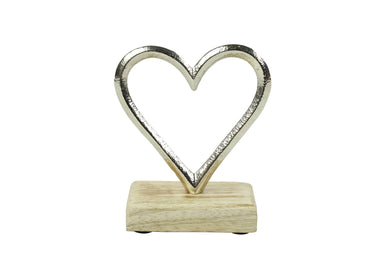 Ornament hart Carice S zilver