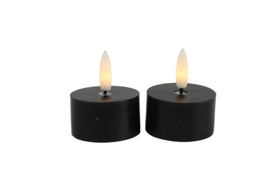 Theelicht rustiek Ø4CM LED ro Lyon s2 zwart