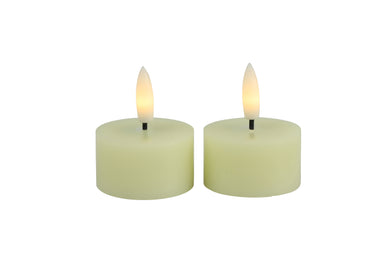 Theelicht rustiek Ø4CM LED ro Lyon s2 crème