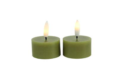 Theelicht rustiek Ø4CM LED ro Lyon s2 l.groen