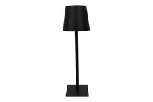 Afbeelding in Gallery-weergave laden, Tafellamp kap ro LED Touch zwart-L11B11H36,5CM