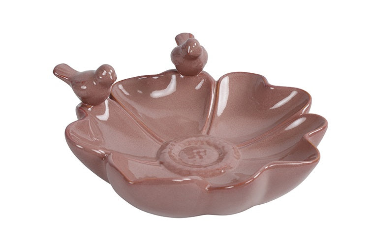 Vogelbad Mala S roze-L26B25H10,5CM