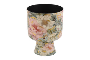 Vaas ro Peony S roze/wit