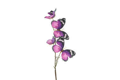 Vlinder 4 veelkleurig-L14B14H81CM