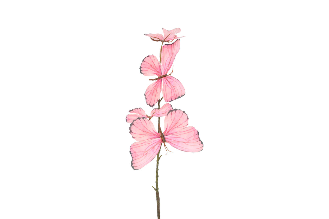 Vlinder 4 roze -L14B14H81CM (kopie)