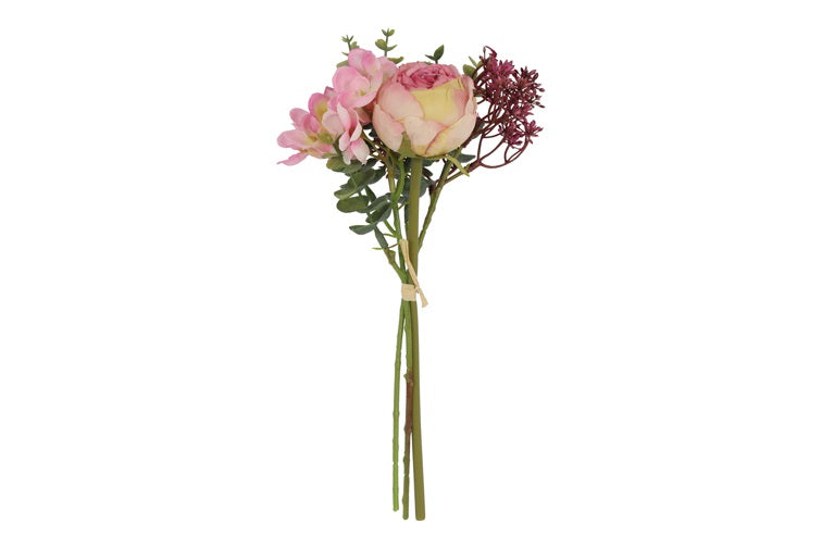 boeket Rosa dry 3 d.roze-L28B18H10CM