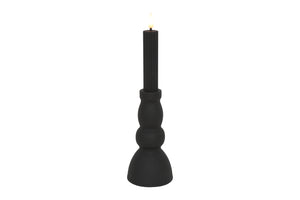 Kaars LED ro Tabe L zwart