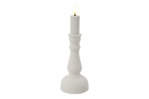 Kaars LED ro Tabe S wit-L8B8H23CM