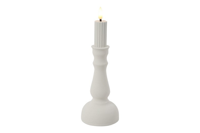 Kaars LED ro Tabe S wit-L8B8H23CM