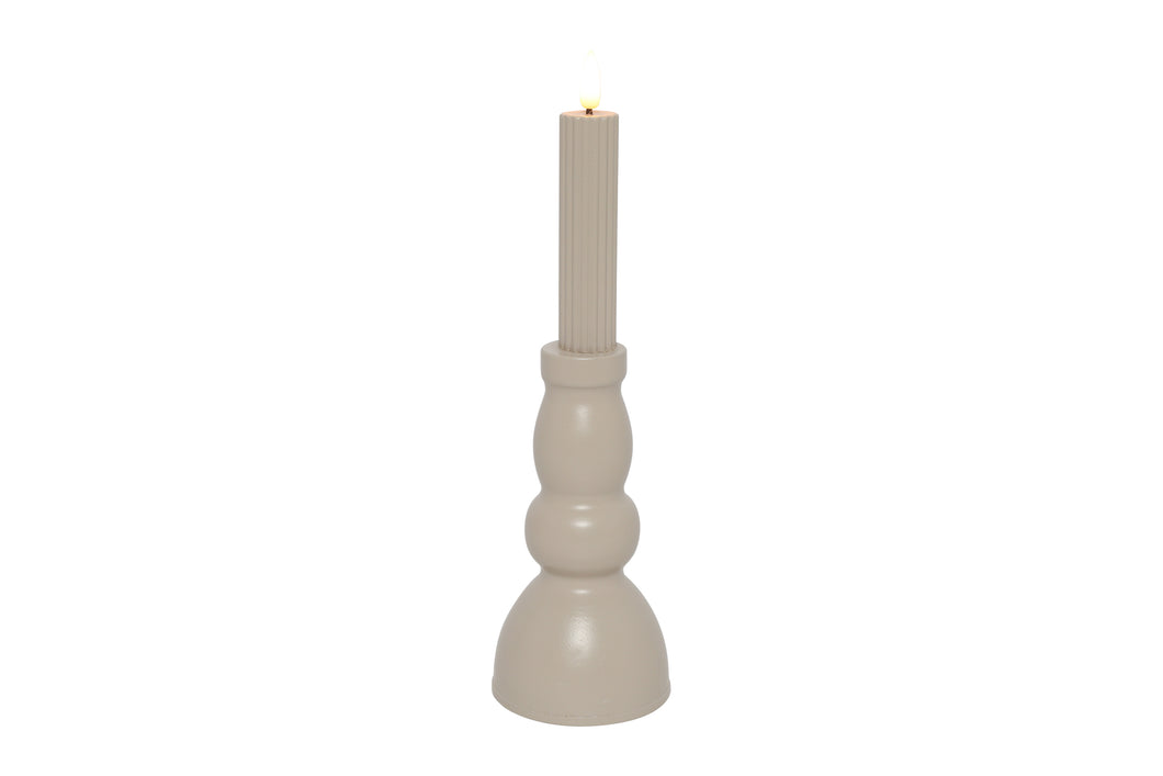 Kaars LED ro Tabe L crème