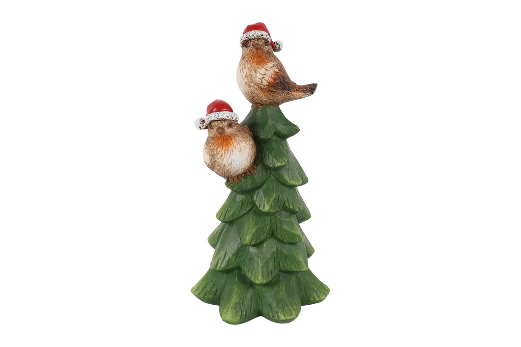 Kerstboom m/vogels Fabio L veelkleurig