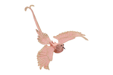 Vogel Paradise clip L roze