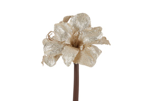 Kunstbloem Amaryllis crème