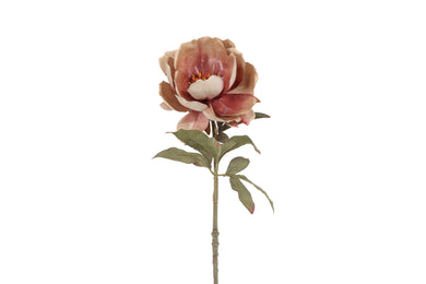 Kunstbloem Peony Sibel M grijs