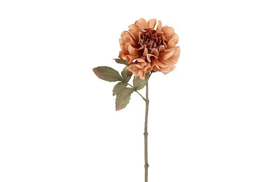 Kunstbloem Dahlia Sibel l.bruin-L57B13H13CM