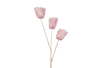 Kunstbloem Tulip x3 Vivaldi paars-L5B14H85CM