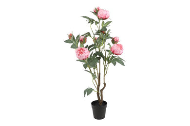Kunstplant Peony L roze-L30B30H94CM