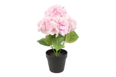 Kunstplant Hydrangea roze-L20B20H38CM'
