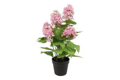 Kunstplant Hydrangea L roze-L60B60H58CM