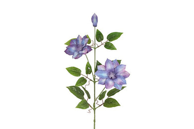 Kunstbloem Clematis paars-L10B10H85CM
