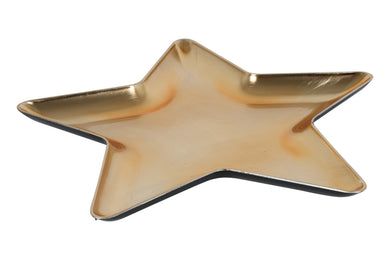 Schaal ster Leoni goud