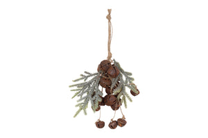 Kersthanger belletjes Falk pine L roest