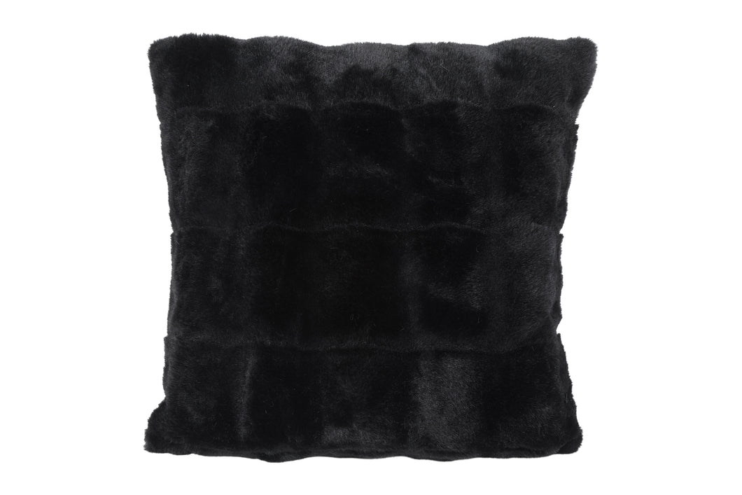 Kussen Imitatiebont Cosy Eloise zwart