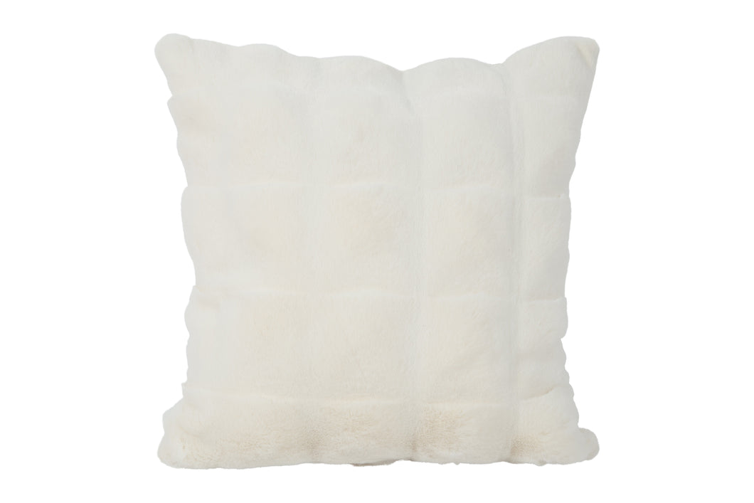 Kussen Imitatiebont Cosy Eloise wit