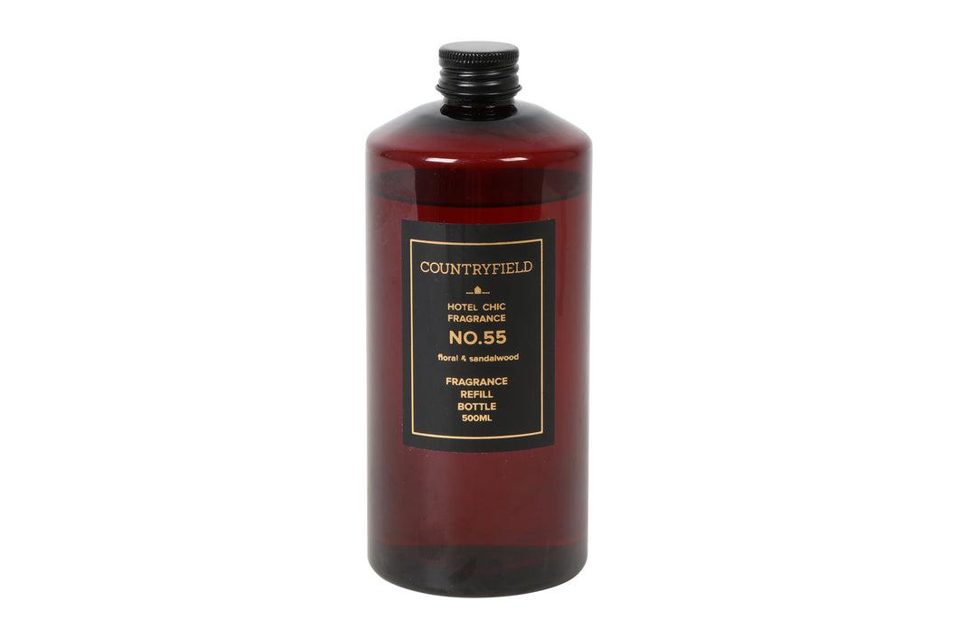 Geurstokjes navulling ro No.55, 500ml bruin