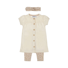 Afbeelding in Gallery-weergave laden, Dirkje 2 pce babysuit ss + headband