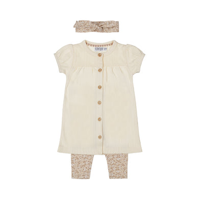 Dirkje 2 pce babysuit ss + headband