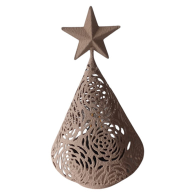Mansion - Brown Deco Christmas tree 14.5*14.5*26.5cm